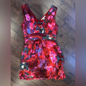 Banana Republic silk watercolor dress